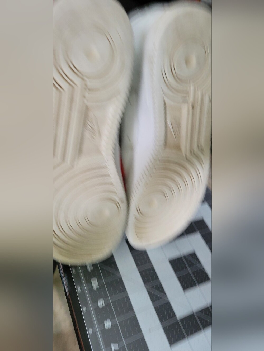 Nike Air Force 1 Low with Red Laces and Supreme Tab - Picture 9 of 10